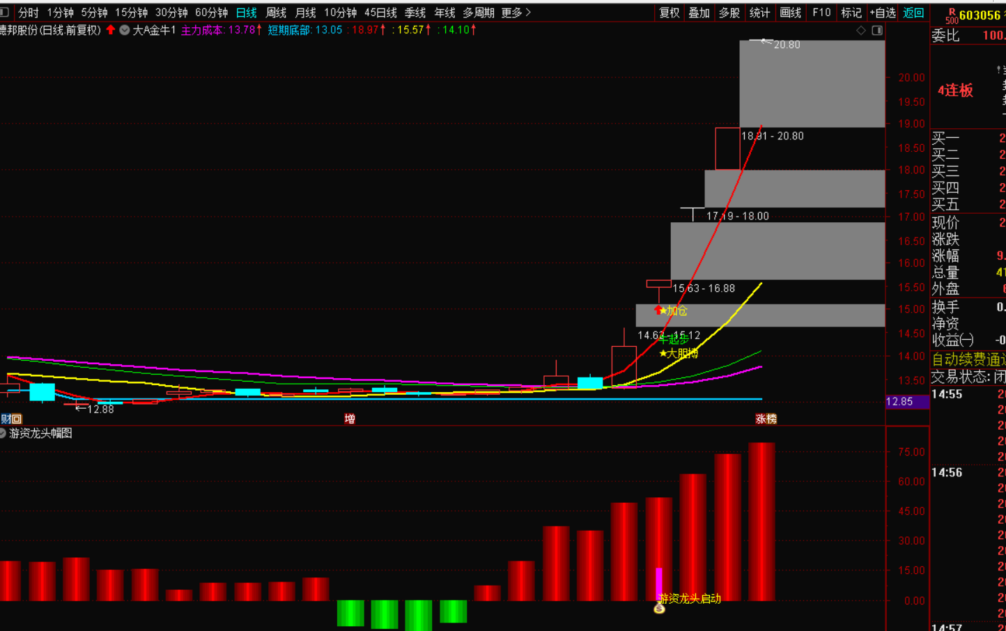 游资龙头启动指标-指标代码