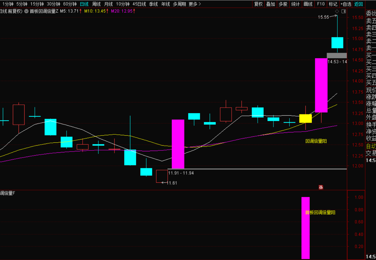图片[6]-首板回调后的倍量阳：主力资金操盘的明确信号-指标代码