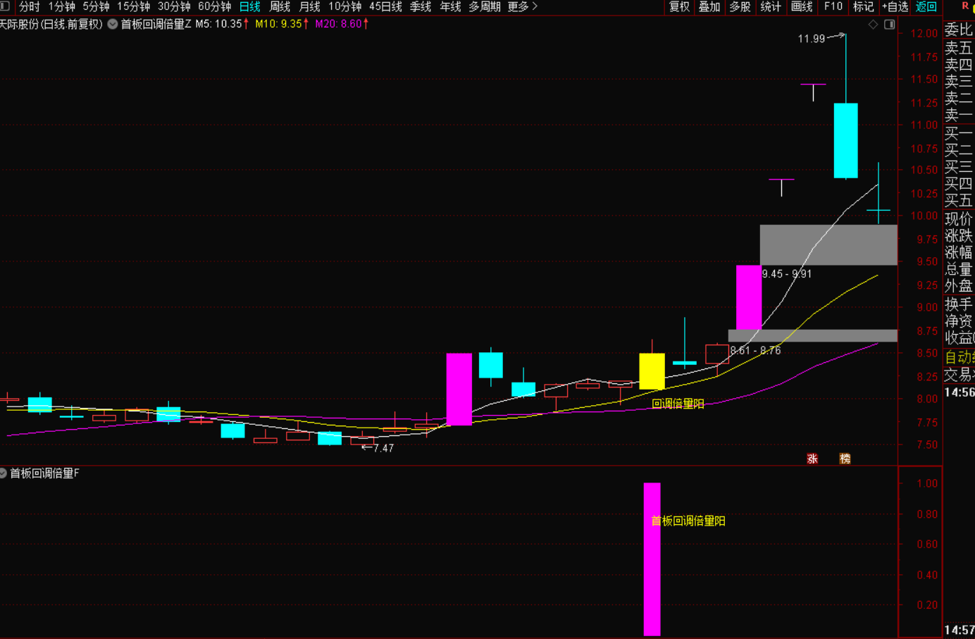 图片[5]-首板回调后的倍量阳：主力资金操盘的明确信号-指标代码