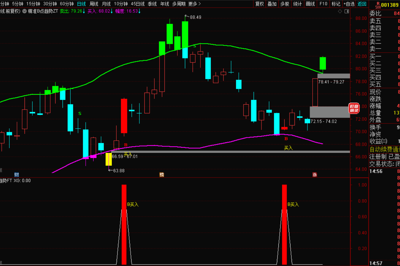 图片[3]-精准B/S点战法：顶底支撑与压力的量化突围-指标代码