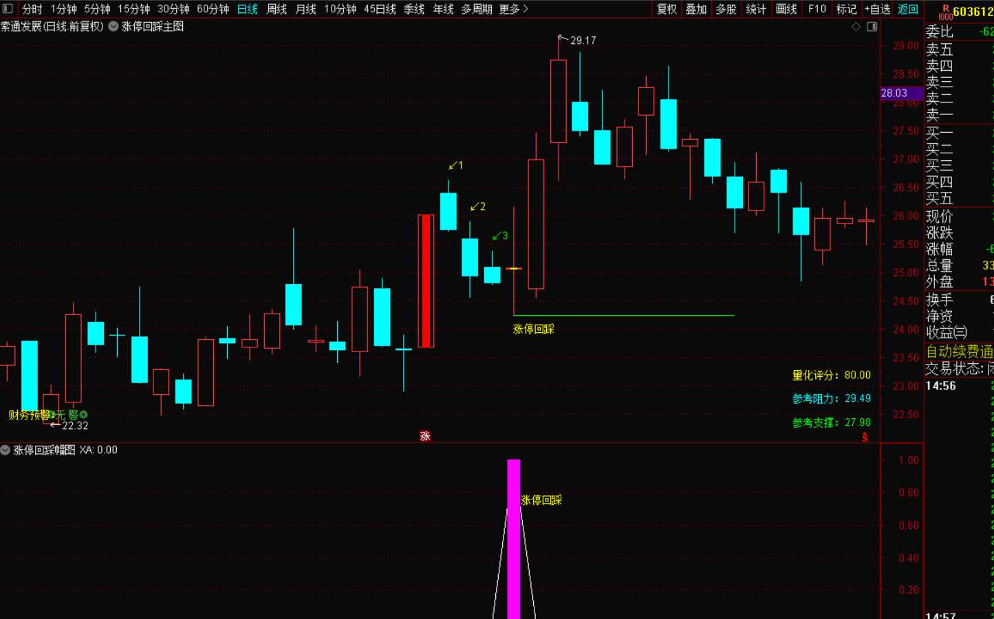 图片[5]-【涨停回踩指标战法：精准狙击，拒绝无效信号的实战利器】-指标代码