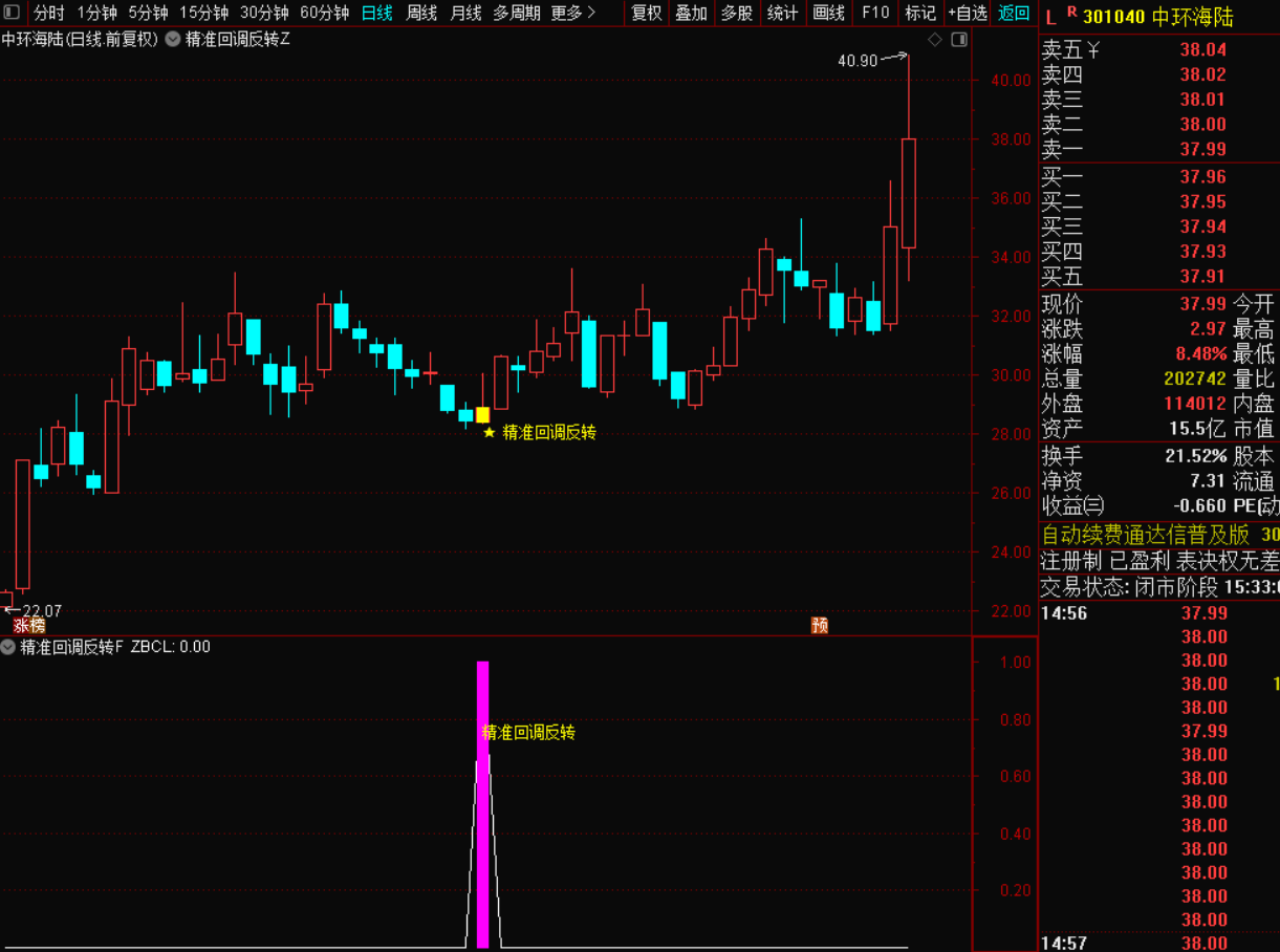 图片[2]-精准回调反转战法：捕捉超跌后的高效反转机会-指标代码