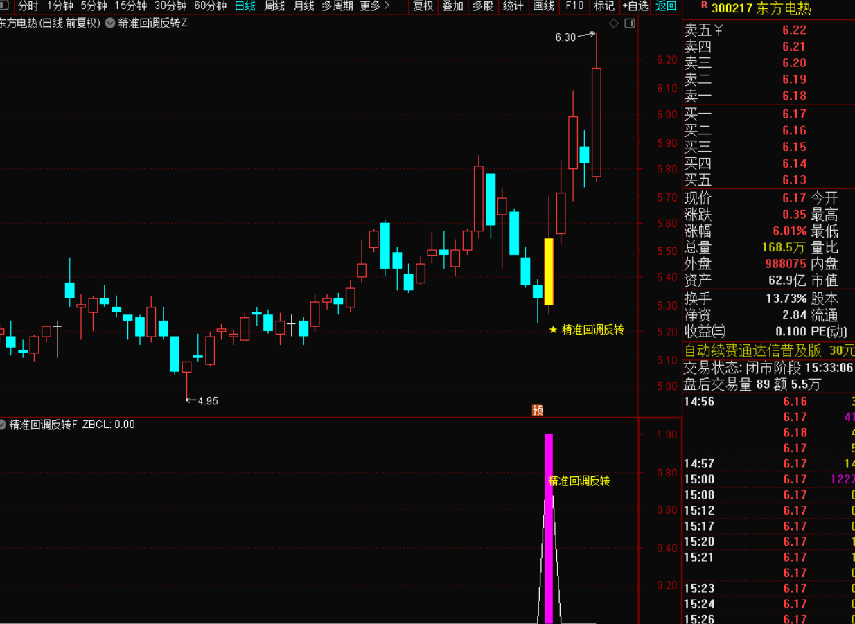 图片[4]-精准回调反转战法：捕捉超跌后的高效反转机会-指标代码